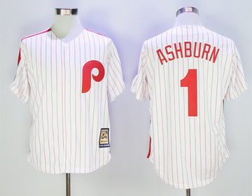 Richie Ashburn Philadelphia Phillies white Throwback jersey