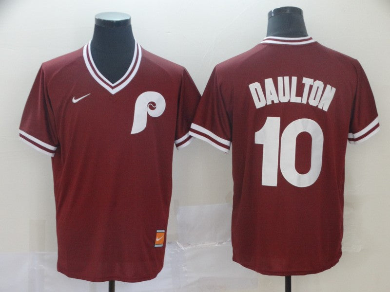Darren Daulton Philadelphia Phillies red Throwback jersey