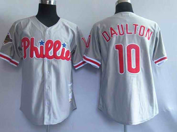 Daulton Philadelphia Phillies grey jersey