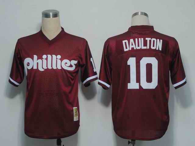 Daulton Philadelphia Phillies red jersey