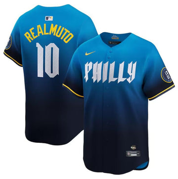 J.T. Realmuto Philadelphia Phillies blue City Connect jersey