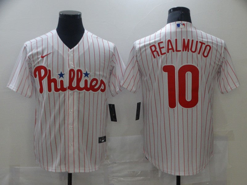J.T. Realmuto Philadelphia Phillies white jersey
