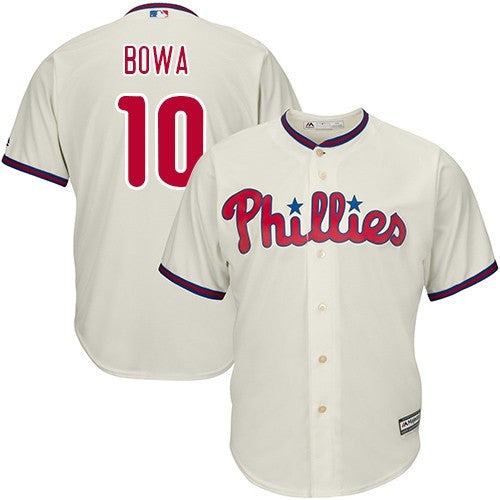 Larry Bowa Philadelphia Phillies cream jersey