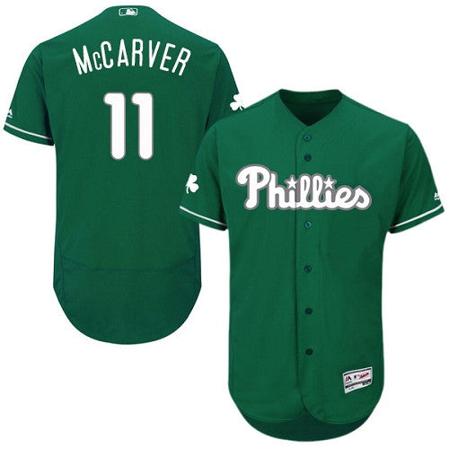 Tim McCarver Philadelphia Phillies green jersey