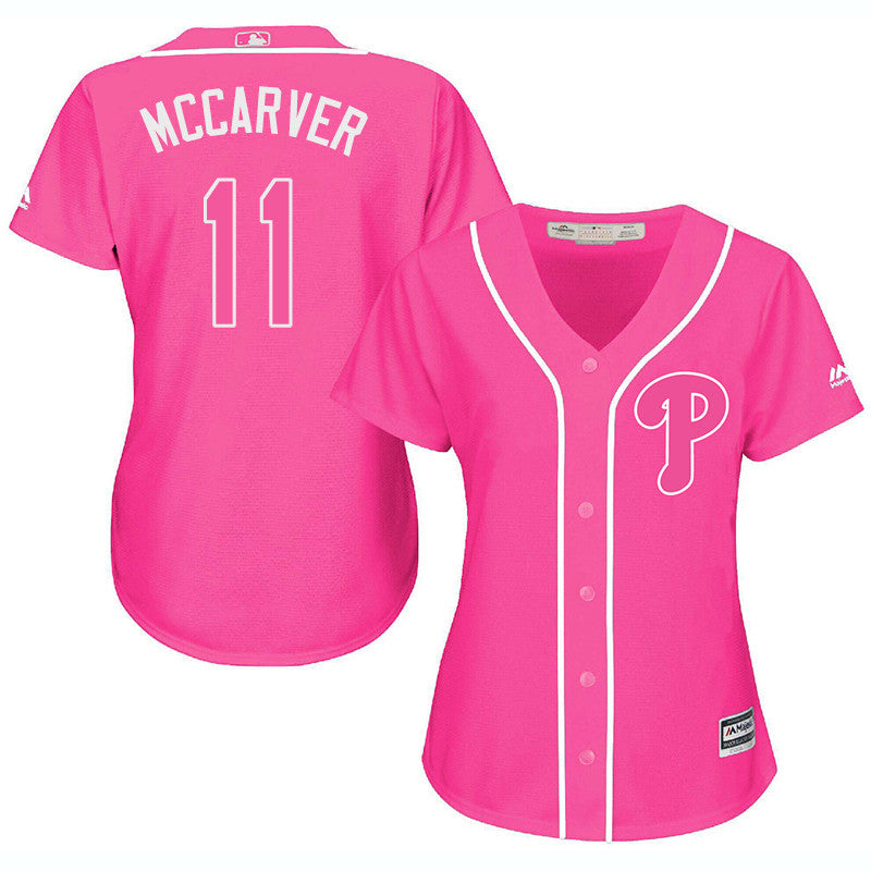 Tim McCarver Philadelphia Phillies pink jersey