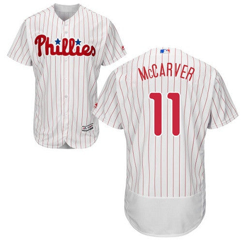 Tim McCarver Philadelphia Phillies white jersey