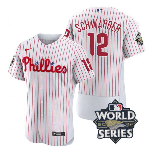 Kyle Schwarber Philadelphia Phillies white jersey
