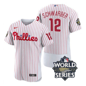 Kyle Schwarber Philadelphia Phillies white jersey