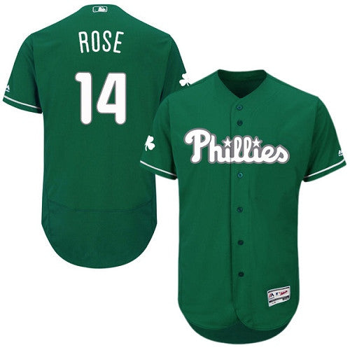 Pete Rose Philadelphia Phillies green jersey