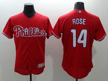 Pete Rose Philadelphia Phillies red jersey