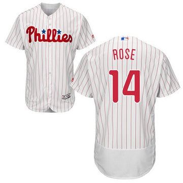 Pete Rose Philadelphia Phillies white jersey