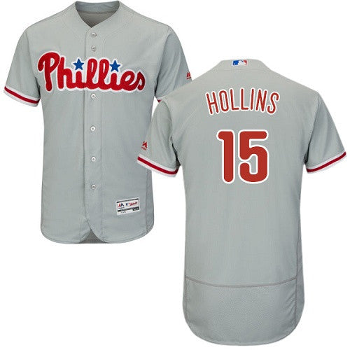Dave Hollins Philadelphia Phillies gray jersey