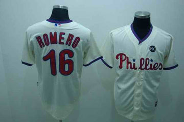 Romero Philadelphia Phillies cream jersey