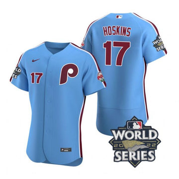 Rhys Hoskins Philadelphia Phillies blue jersey