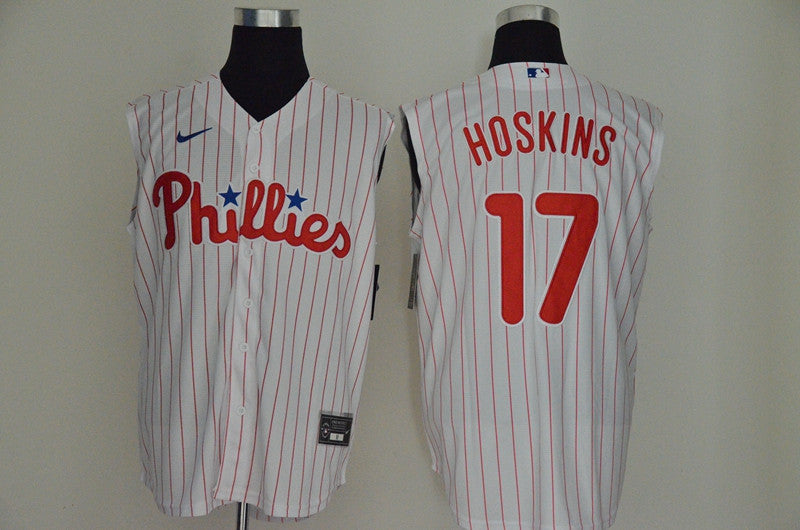 Rhys Hoskins Philadelphia Phillies white jersey