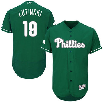 Greg Luzinski Philadelphia Phillies green jersey