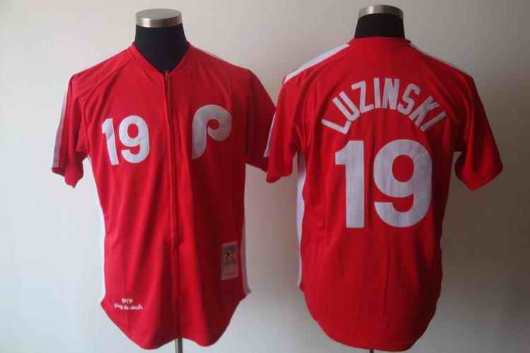 Luzinski Philadelphia Phillies red jersey