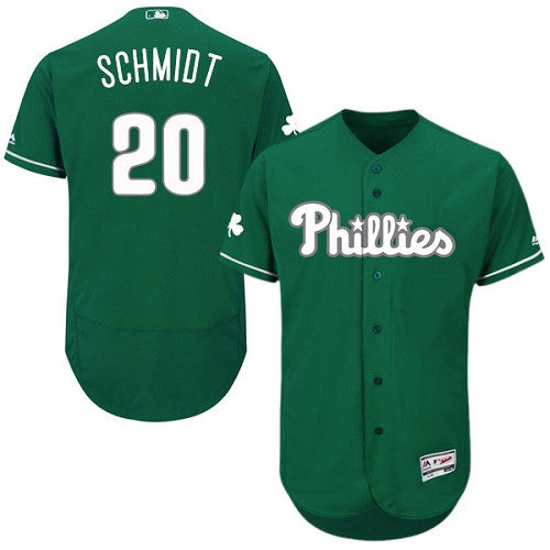 Mike Schmidt Philadelphia Phillies green jersey