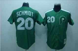 Mike Schmidt Philadelphia Phillies green jersey