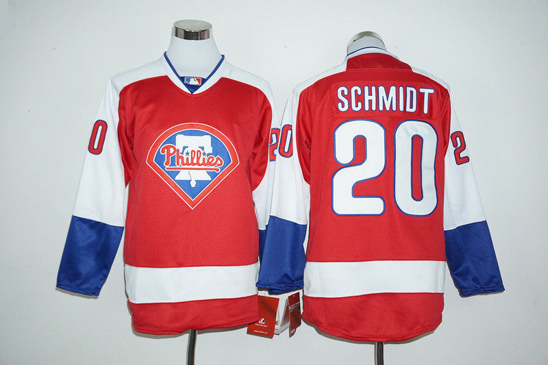 Mike Schmidt Philadelphia Phillies red jersey