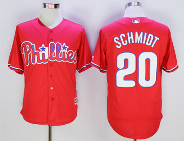 Mike Schmidt Philadelphia Phillies red jersey