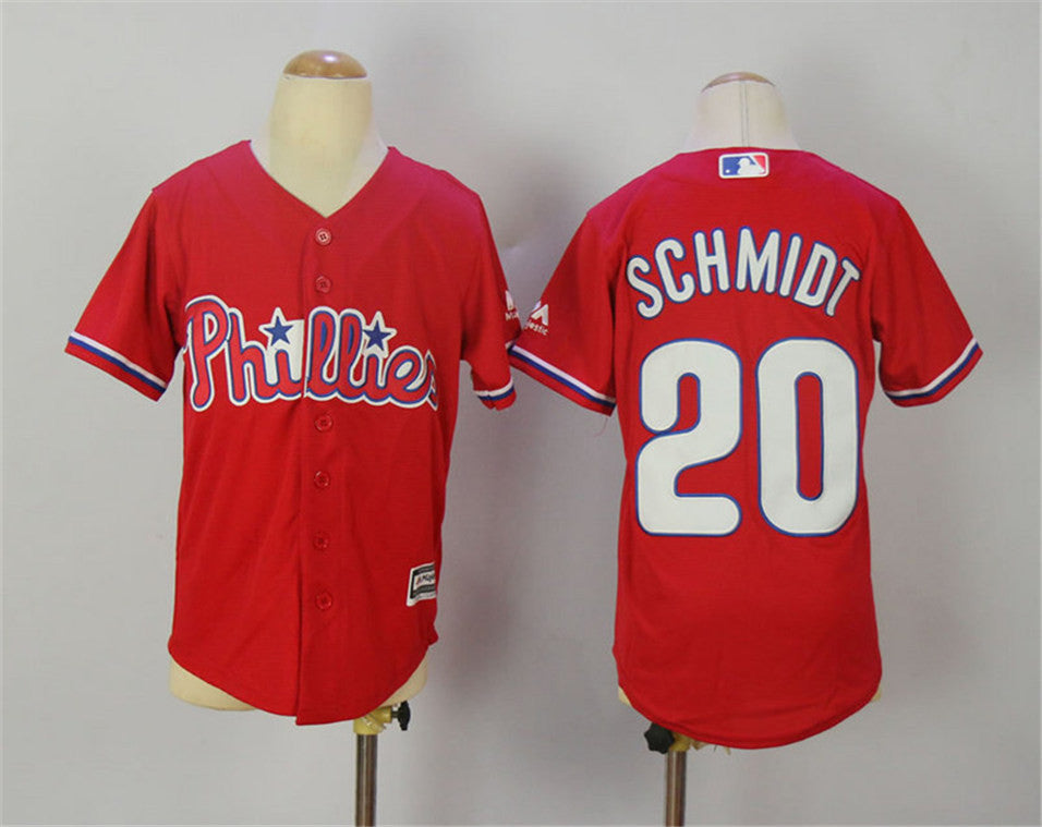 Mike Schmidt Philadelphia Phillies red jersey