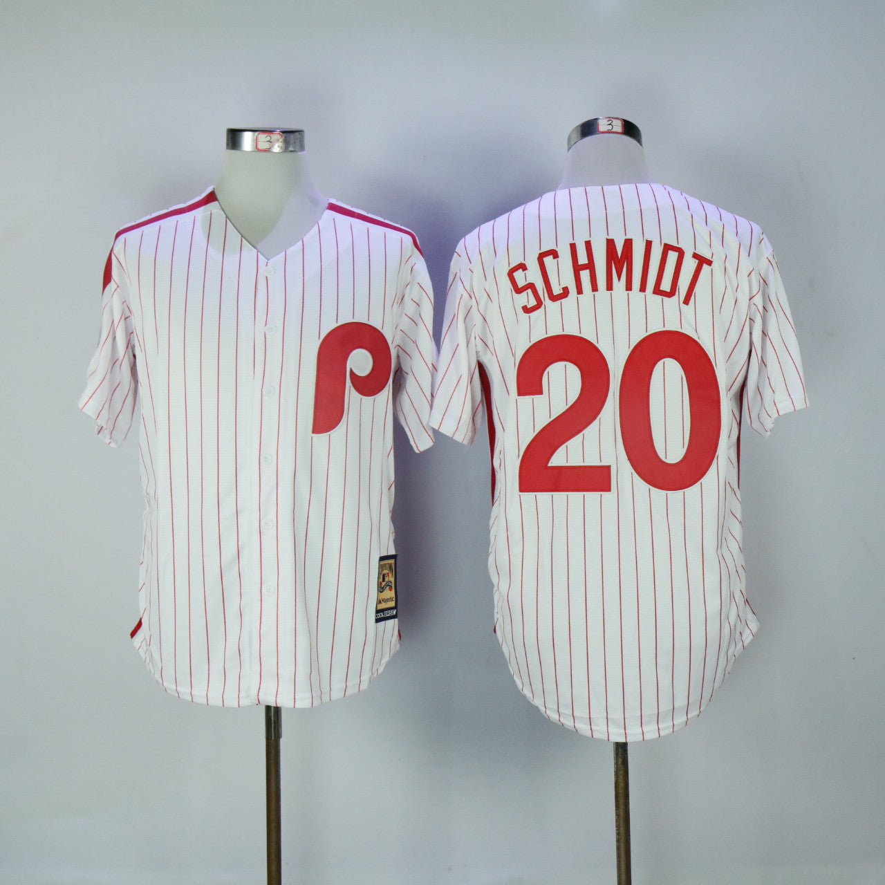 Mike Schmidt Philadelphia Phillies white Cooperstown jersey
