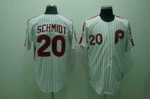 Mike Schmidt Philadelphia Phillies white jersey
