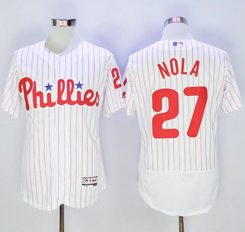 Aaron Nola Philadelphia Phillies white Authentic jersey