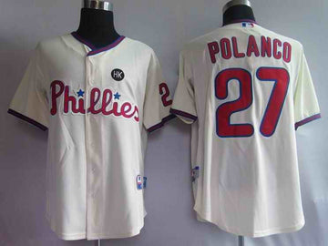 Polanco Philadelphia Phillies cream jersey