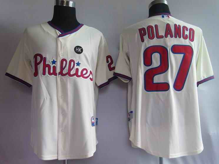 Polanco Philadelphia Phillies cream jersey