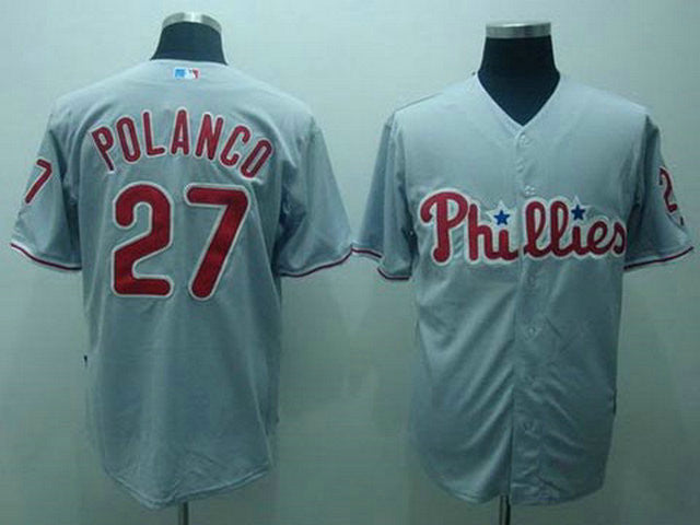 Polanco Philadelphia Phillies grey jersey