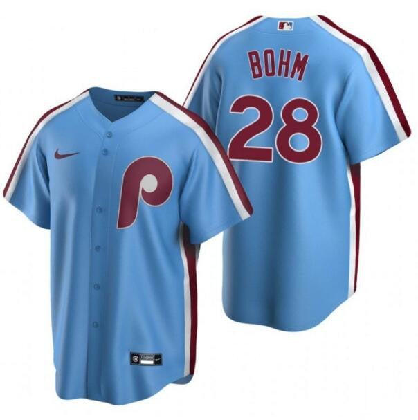 Alec Bohm Philadelphia Phillies blue jersey