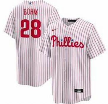 Alec Bohm Philadelphia Phillies white jersey