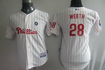 Jayson Werth Philadelphia Phillies white jersey