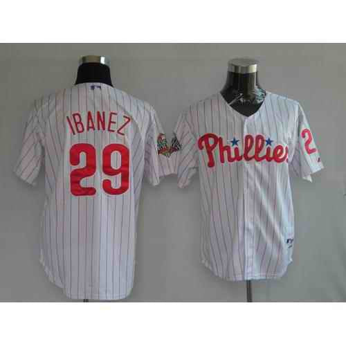 Ibanez Philadelphia Phillies white jersey