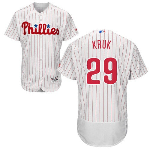 John Kruk Philadelphia Phillies white jersey