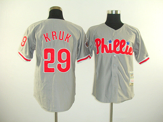 Kruk Philadelphia Phillies grey jersey