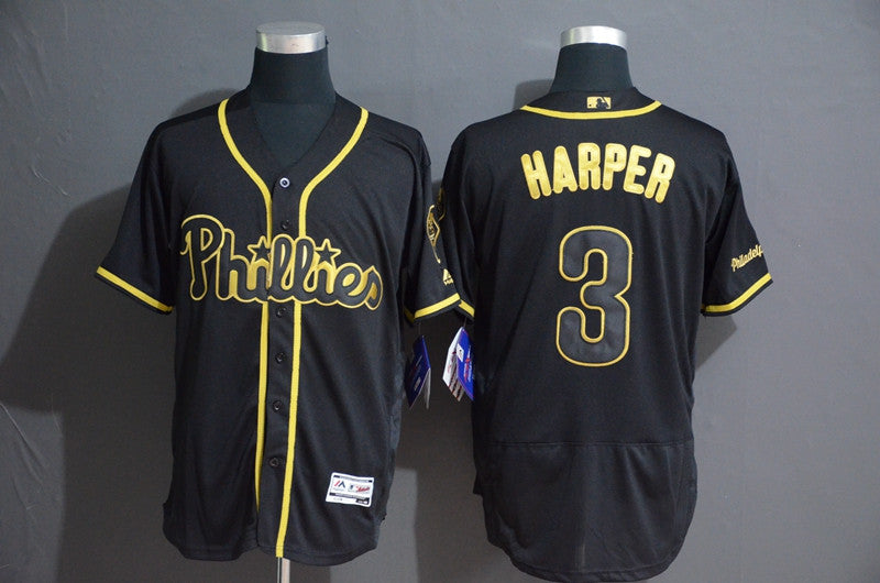 Bryce Harper Philadelphia Phillies black jersey