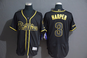Bryce Harper Philadelphia Phillies black jersey