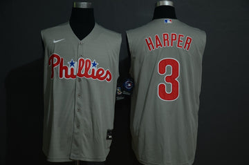 Bryce Harper Philadelphia Phillies gray jersey