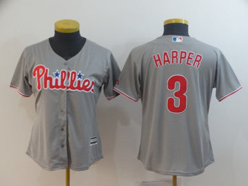 Bryce Harper Philadelphia Phillies gray jersey