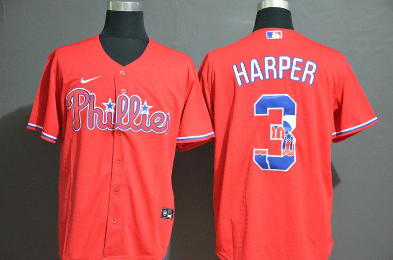 Bryce Harper Philadelphia Phillies red Fashion jersey