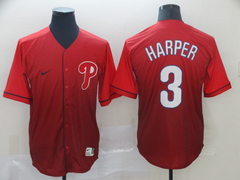 Bryce Harper Philadelphia Phillies red Fashion jersey