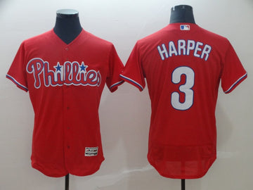 Bryce Harper Philadelphia Phillies scarlet jersey