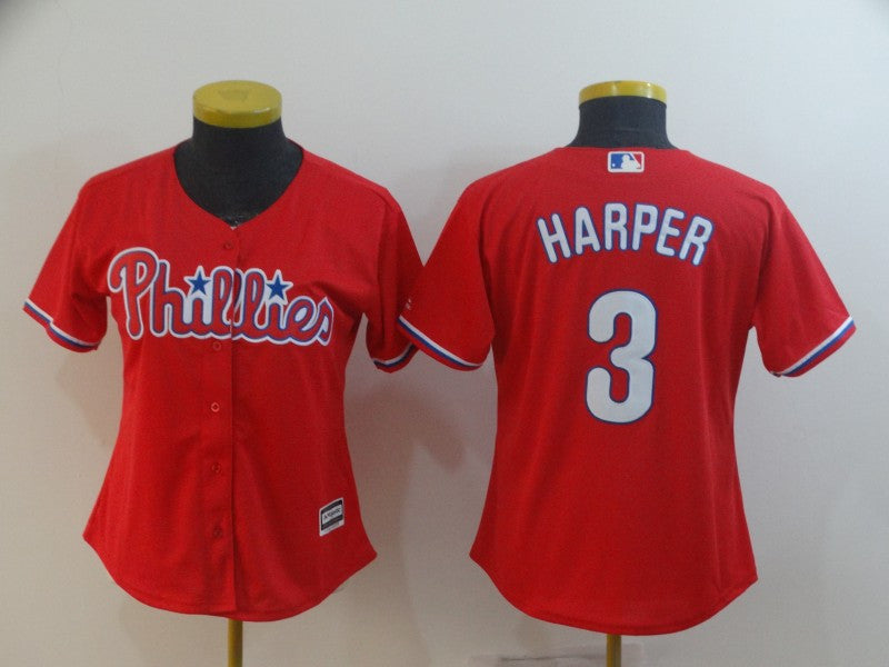Bryce Harper Philadelphia Phillies scarlet jersey
