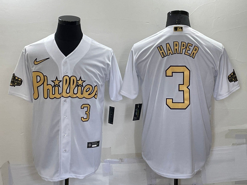 Bryce Harper Philadelphia Phillies white All-Star jersey