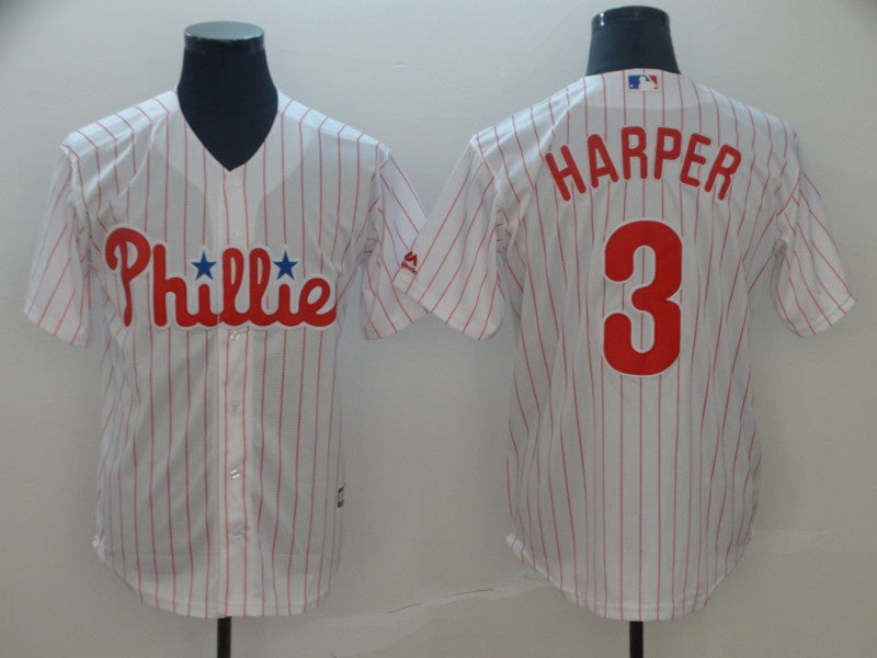Bryce Harper Philadelphia Phillies white jersey