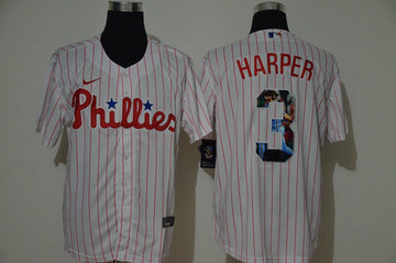 Bryce Harper Philadelphia Phillies white jersey