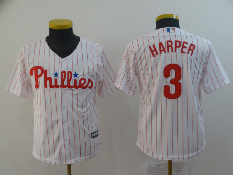 Bryce Harper Philadelphia Phillies white jersey